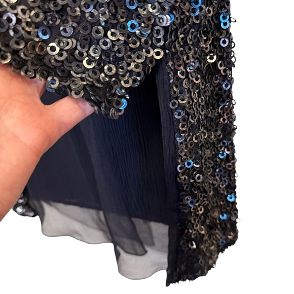 3.1 Phillip Lim Black Sequin Tank Top sz 6 - Picture 8 of 14